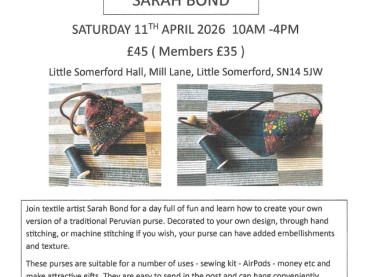 Malmesbury Textile group Workshop